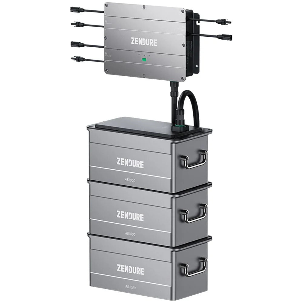 Zendure SolarFlow Set Smart PV Hub + Zusatzbatterie AB1000