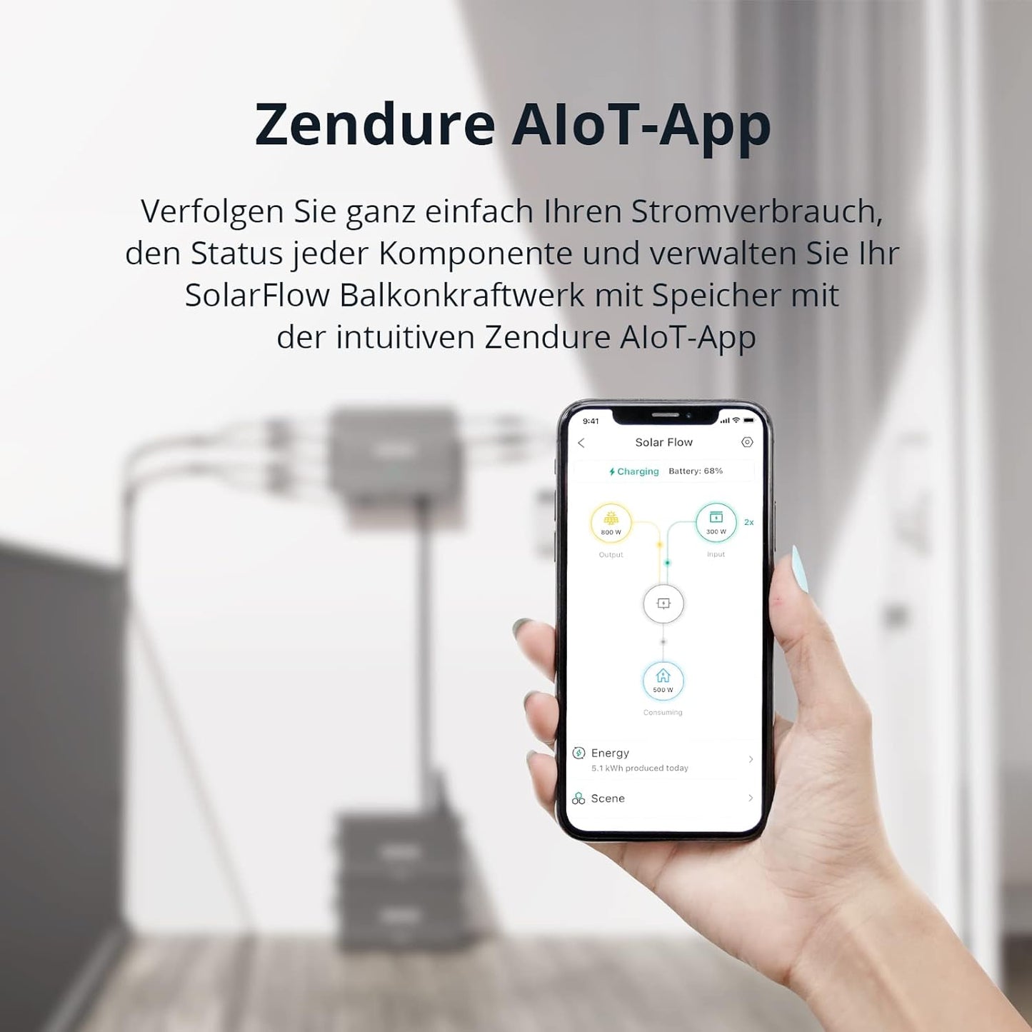 Zendure SolarFlow Set Smart PV Hub + Zusatzbatterie AB1000