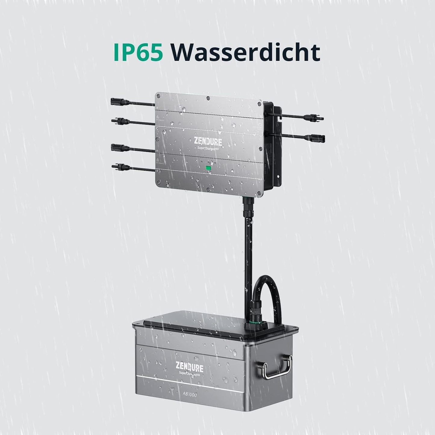 Zendure SolarFlow Set Smart PV Hub + Zusatzbatterie AB1000