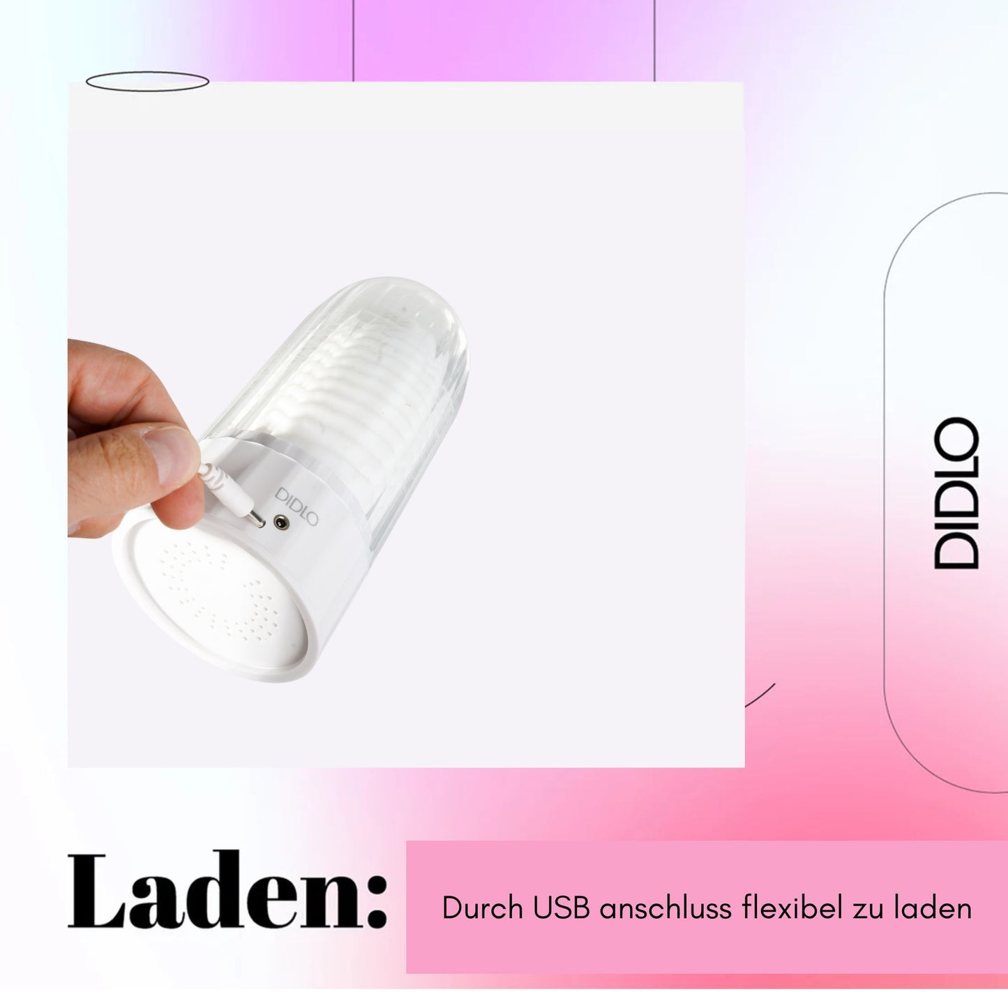 Didlo Mica Edition - Heating spiral Masturbator cup