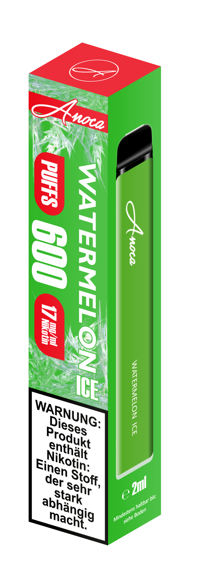 Anoca 600 Einweg E Zigarette - Watermelon Ice
