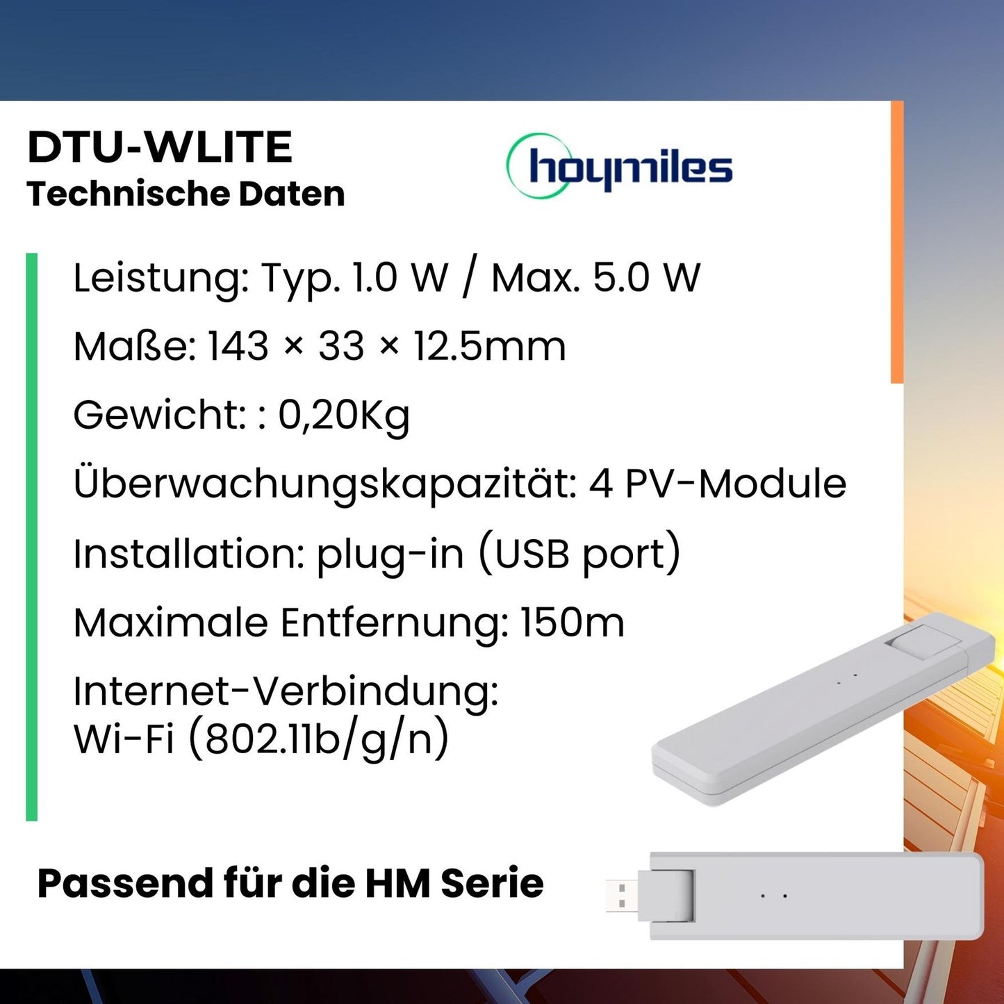 Klarbeit - Hoymiles DTU-Wlite DW-Lite25 WLAN