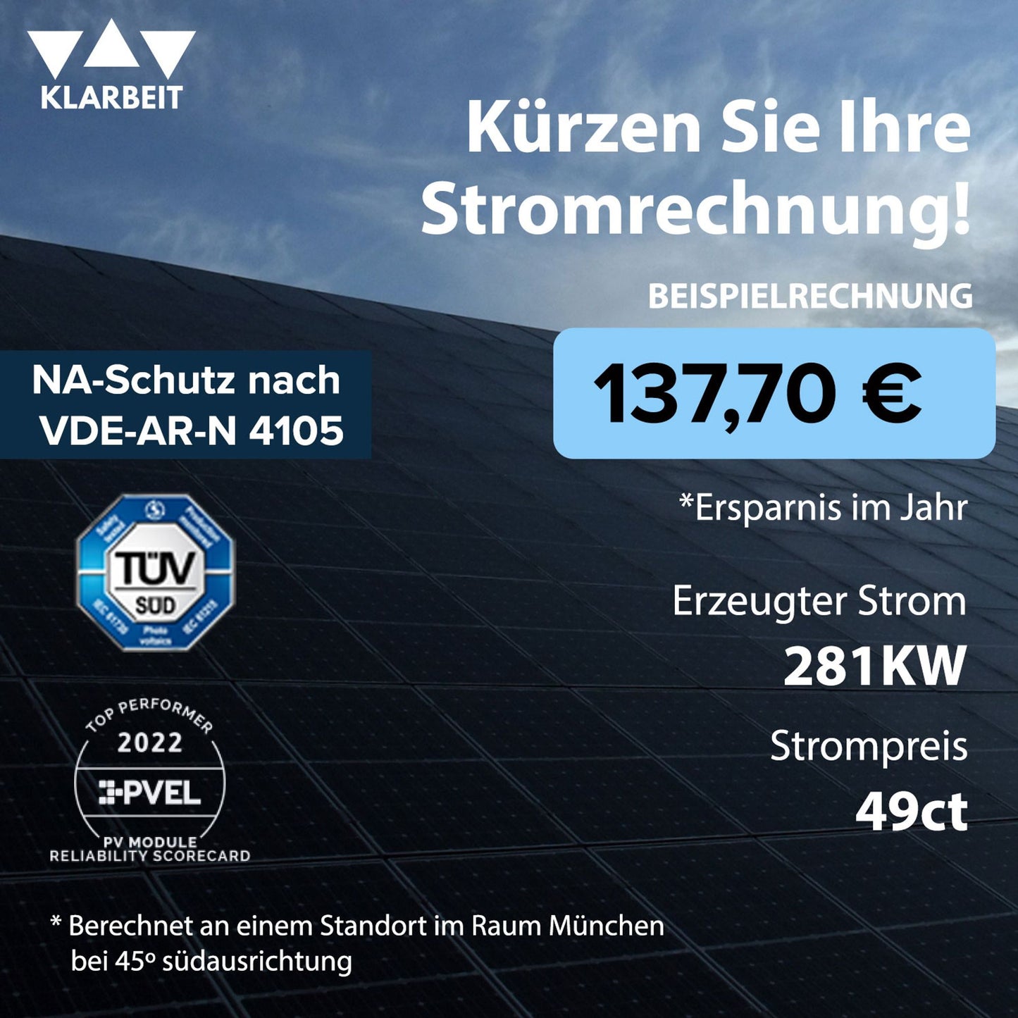 KLARBEIT - 1x Sunrise Godzilla + Kabel + Hoymiles 300W