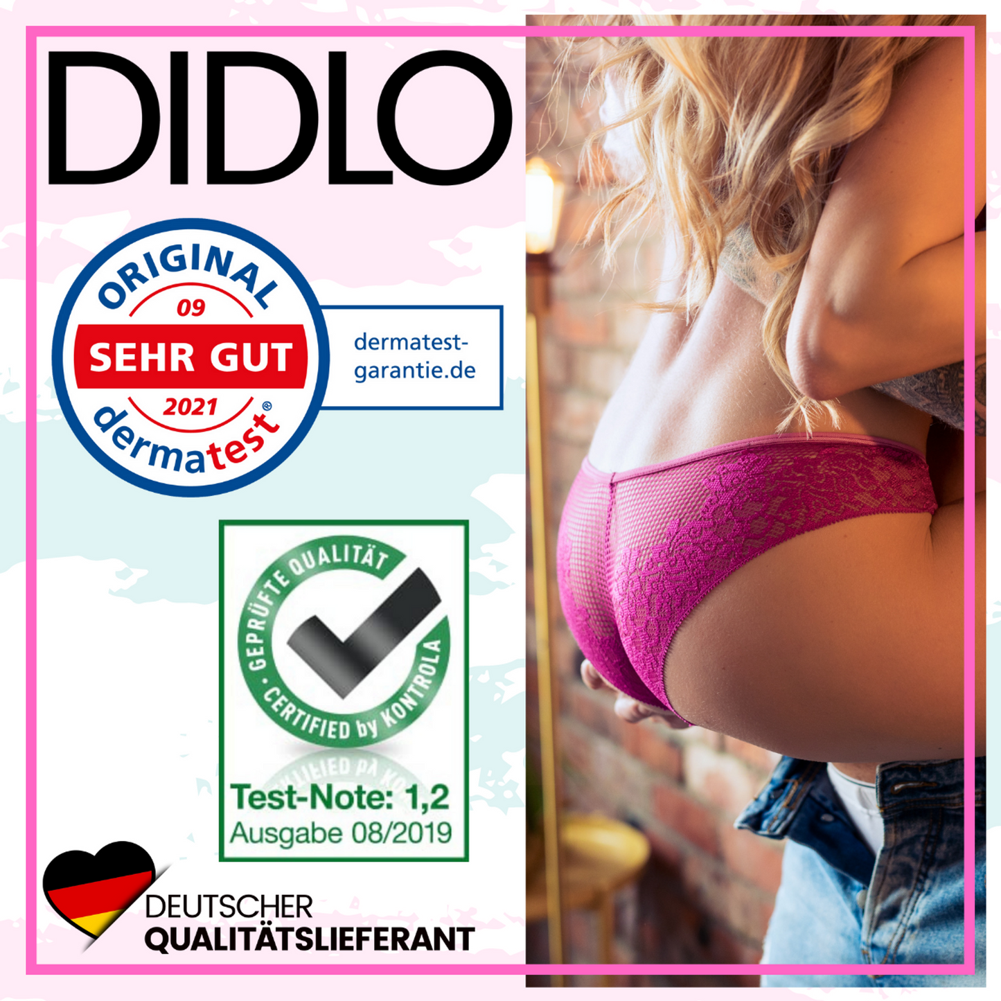 Didlo - [Set] Anal Plug mit Diamant lila - S, M, L