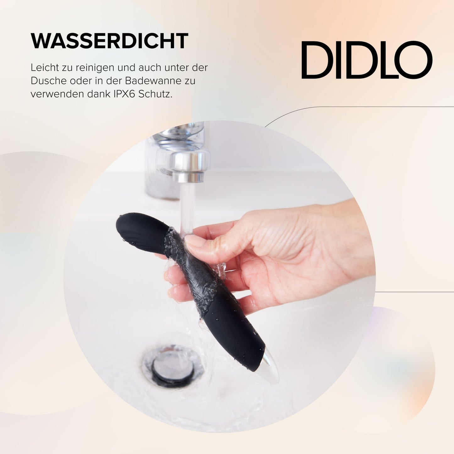 Didlo - G-Spot Vibrator Wand schwarz