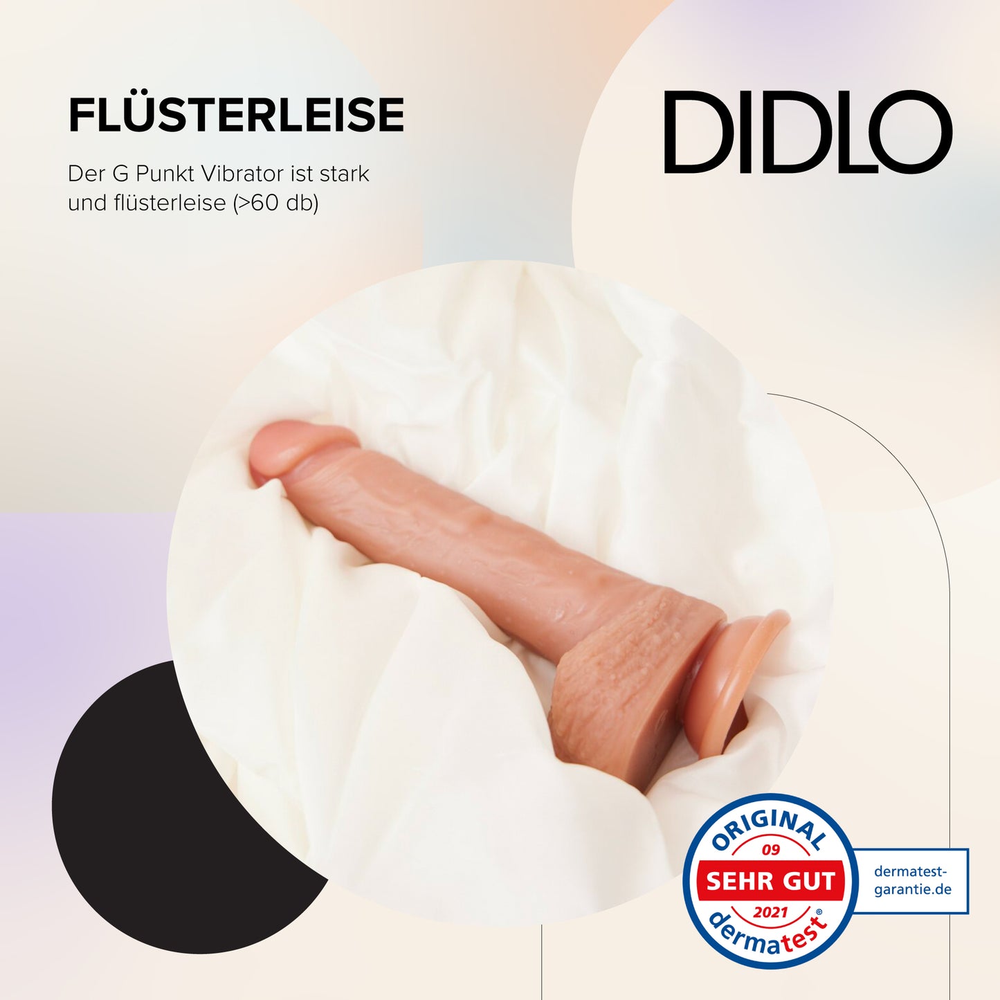Didlo - mit Stoßfunktion Magnet
