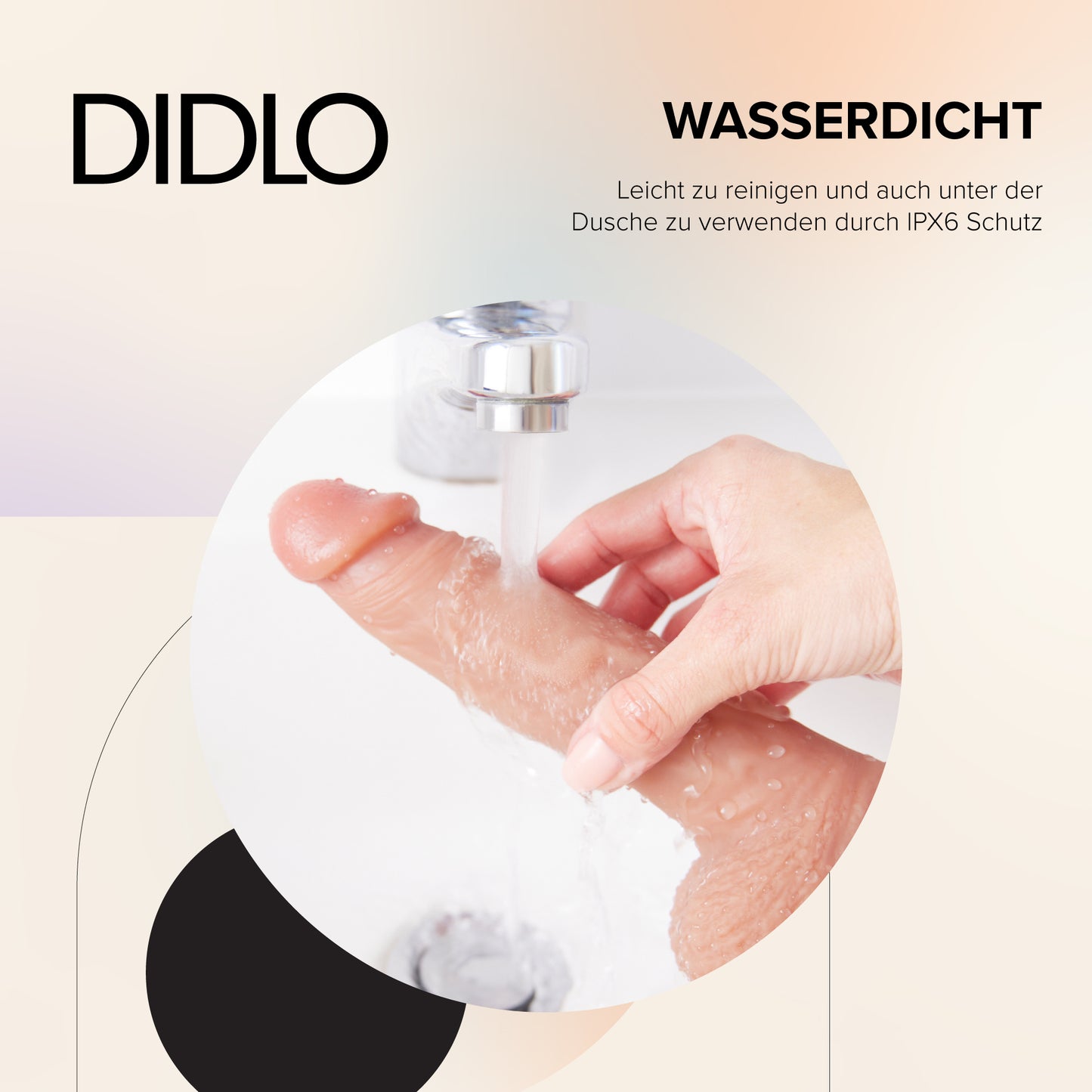 Didlo - mit Stoßfunktion Magnet