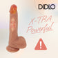 Didlo - Vibrating Dildo Telescopic hautfarbe Stecker