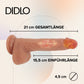 Didlo - Vibrating Dildo Telescopic hautfarbe Stecker
