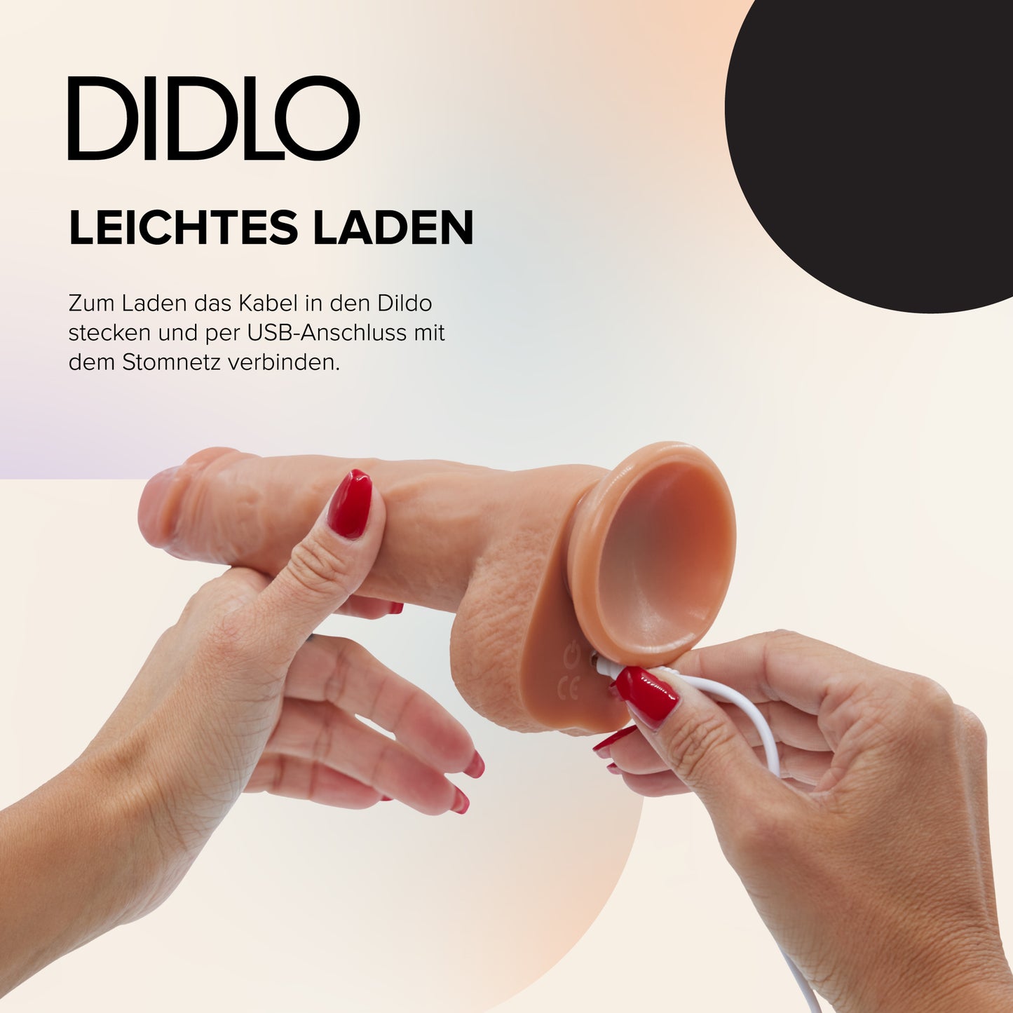 Didlo - Vibrating Dildo Telescopic hautfarbe Stecker