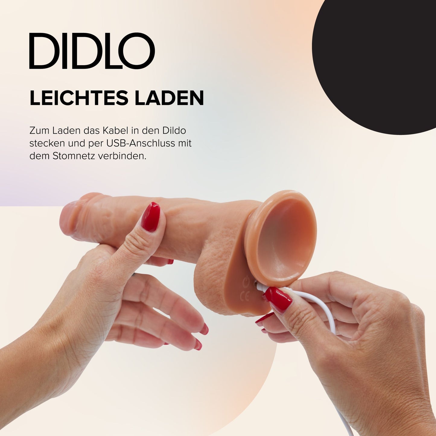 Didlo - Vibrating Dildo Telescopic hautfarbe Stecker