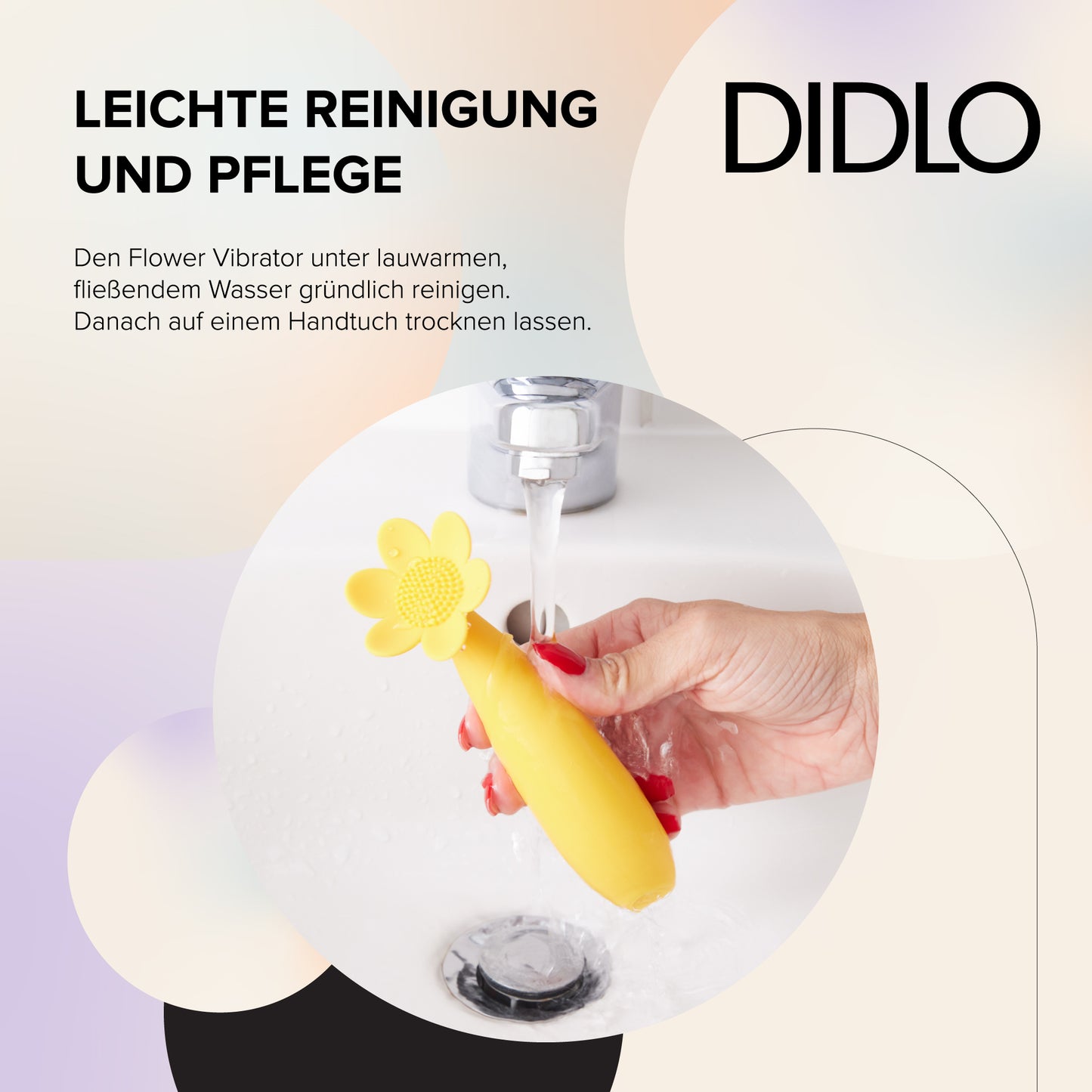 Didlo - Love Flower Vibrator gelb