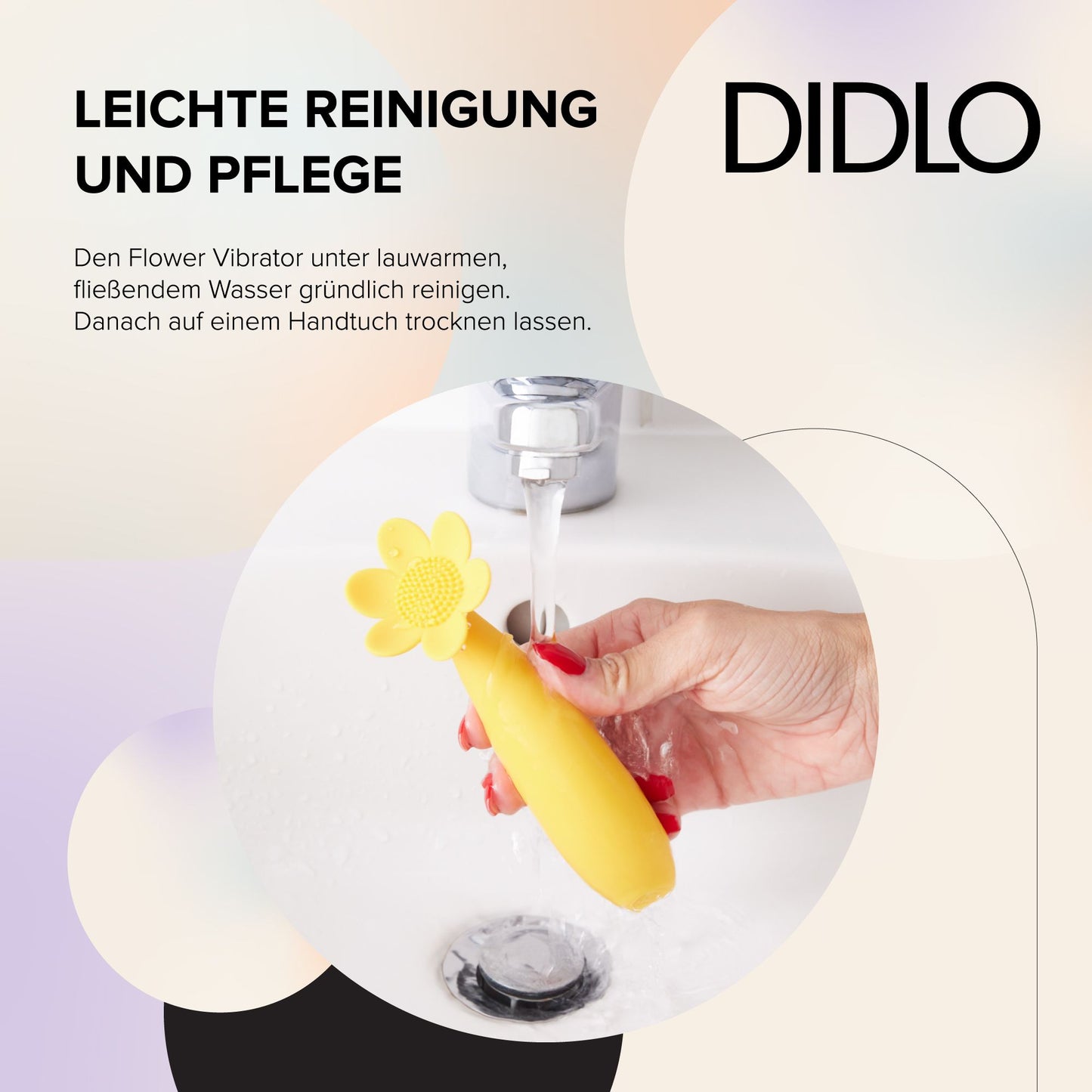 Didlo - Love Flower Vibrator gelb