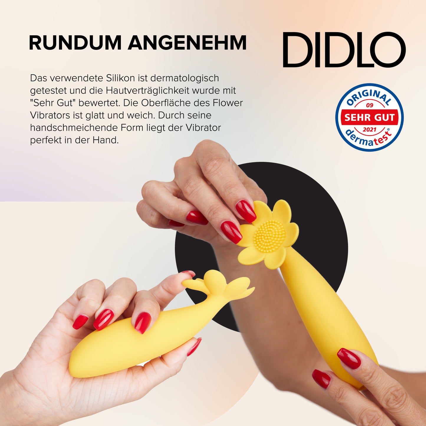 Didlo - Love Flower Vibrator gelb