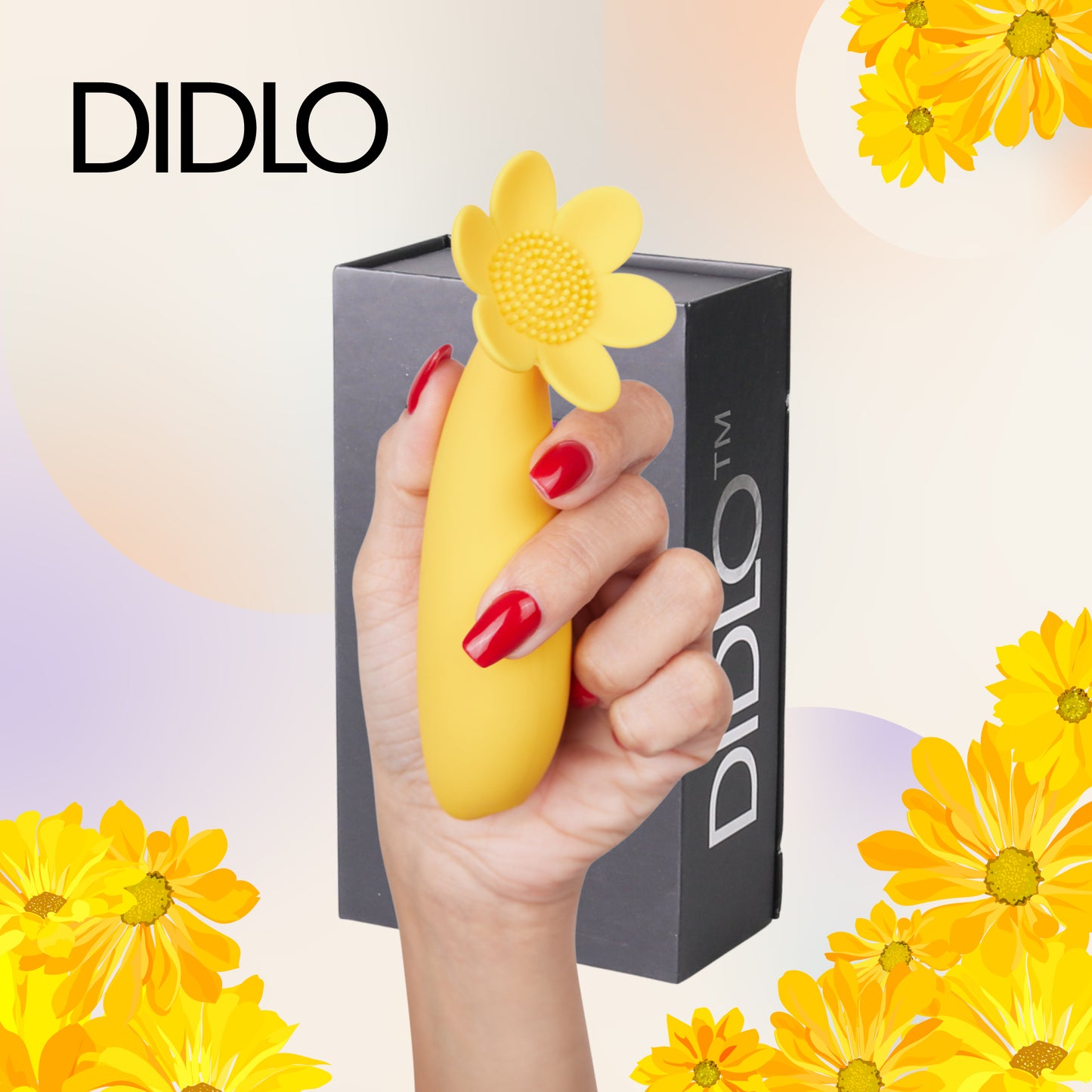 Didlo - Love Flower Vibrator gelb