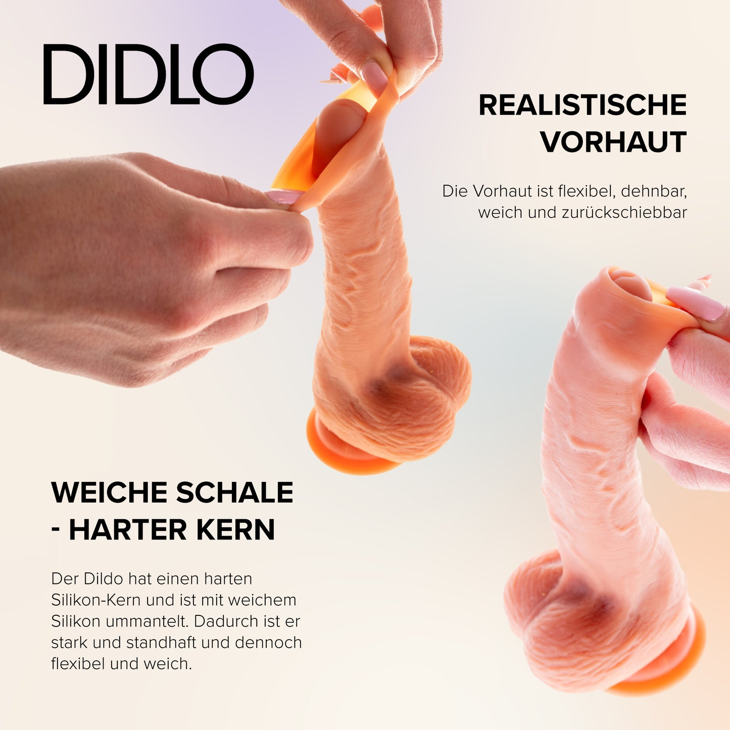 Didlo - Dildo mit Vorhaut