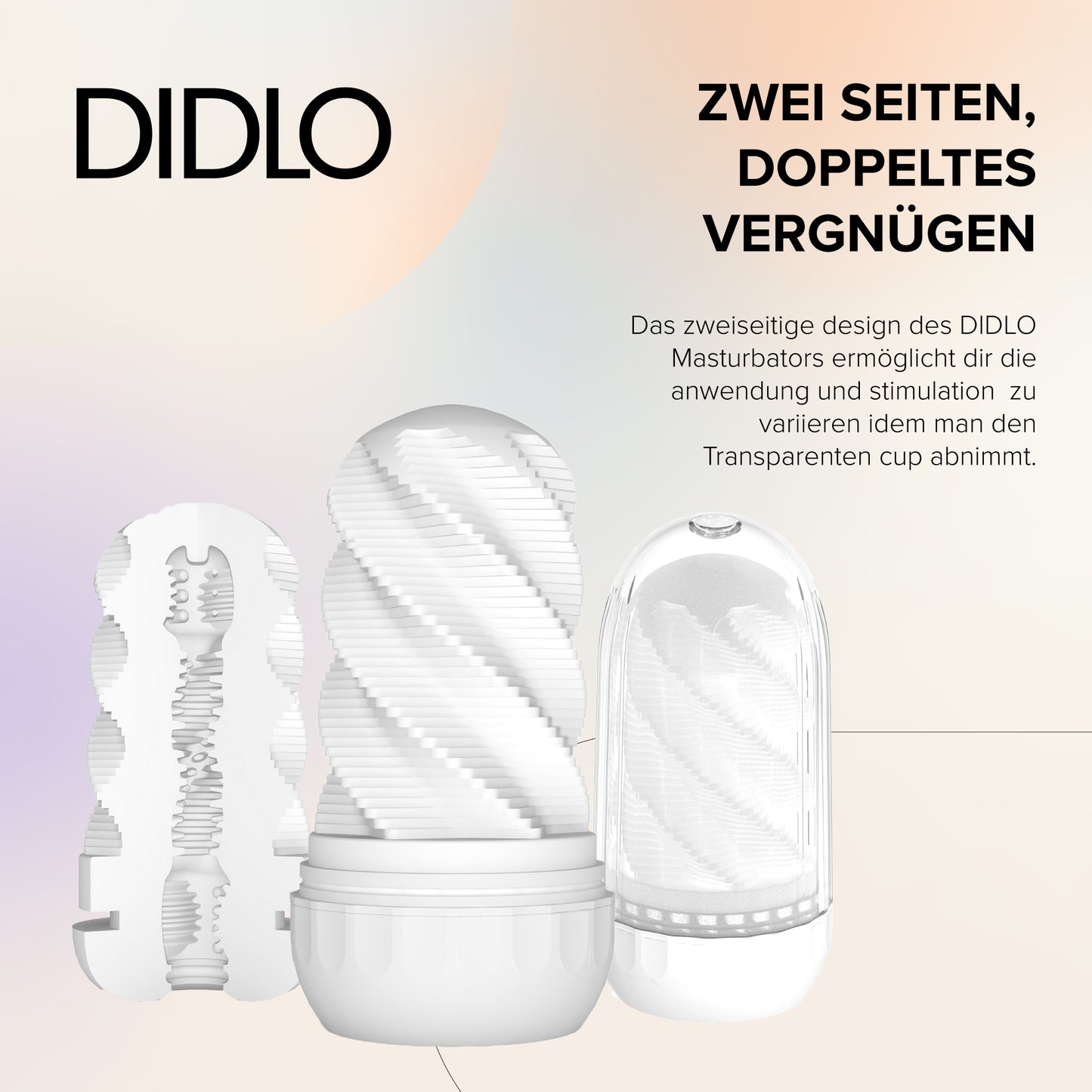 Didlo - Masturbation Cup weiß