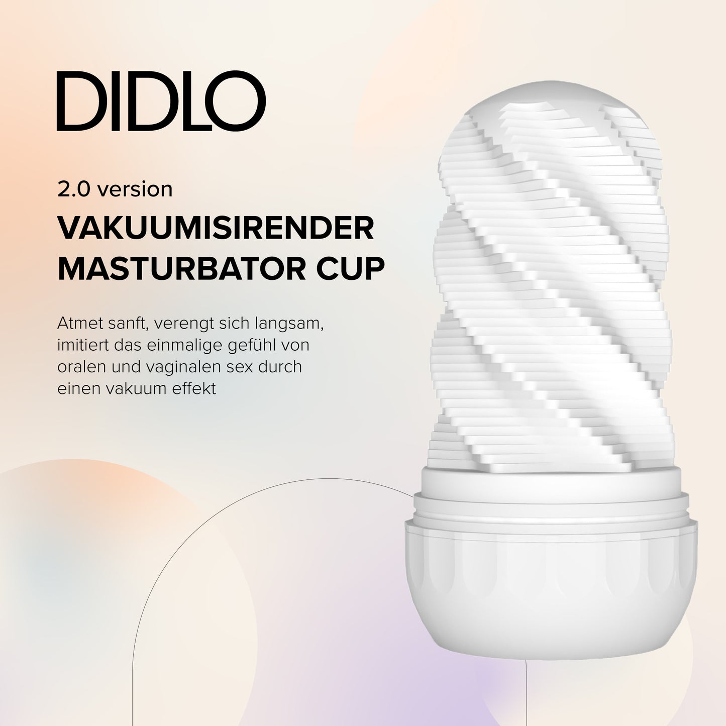 Didlo - Masturbation Cup weiß