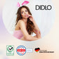 Didlo - Anal Plug mit Puschel schwarz SET