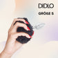 Didlo - Anal Plug mit Puschel schwarz