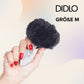 Didlo - Anal Plug mit Puschel schwarz