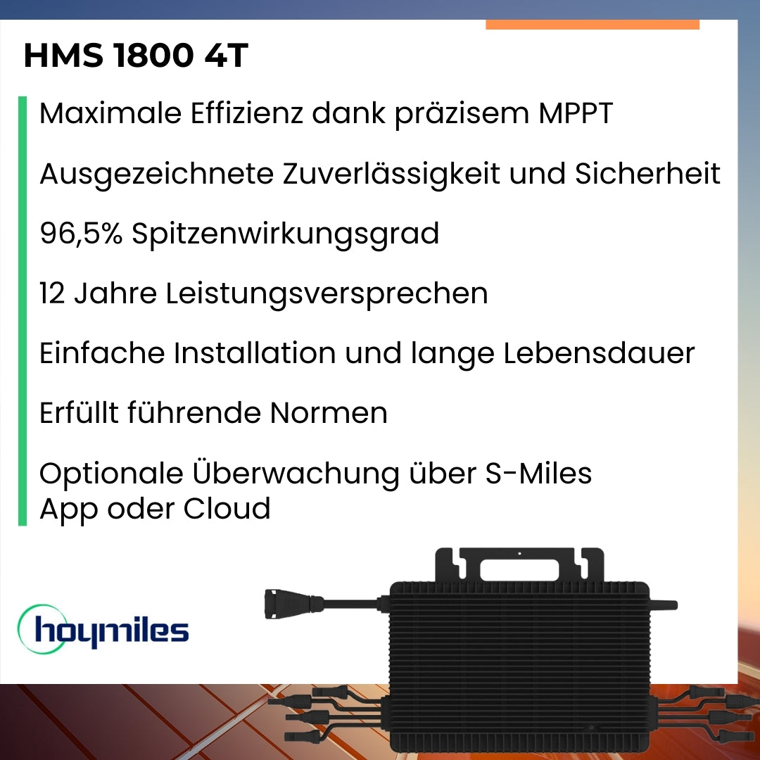 Hoymiles Wechselrichter 1800 Watt - HMS-1800-4T