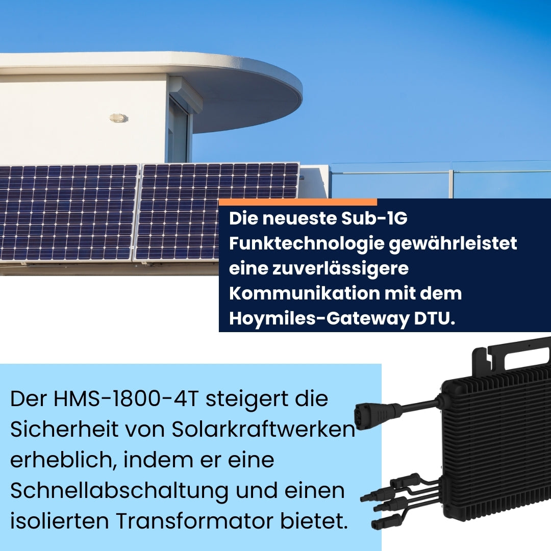 Hoymiles Wechselrichter 1800 Watt - HMS-1800-4T