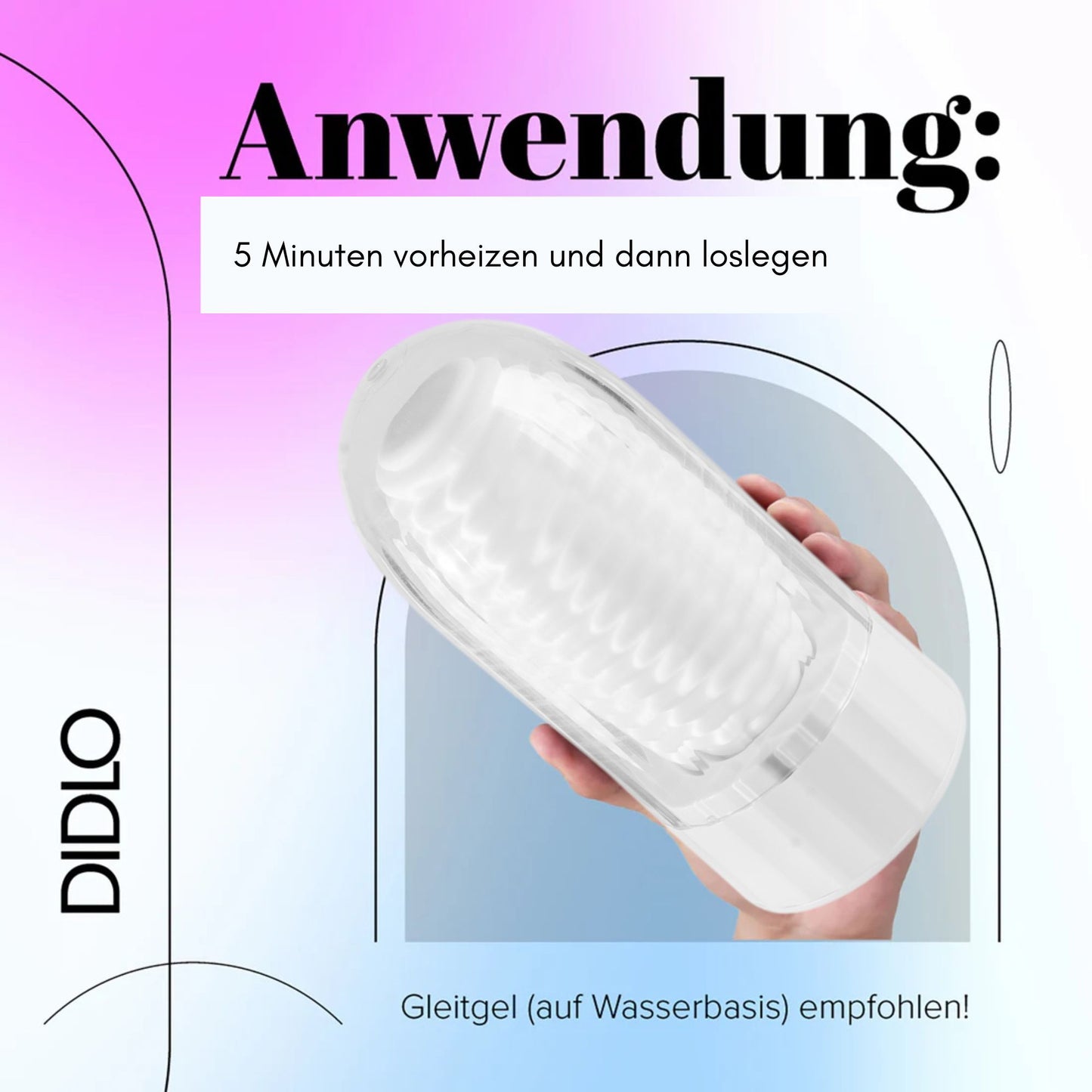 Didlo Mica Edition - Heating spiral Masturbator cup