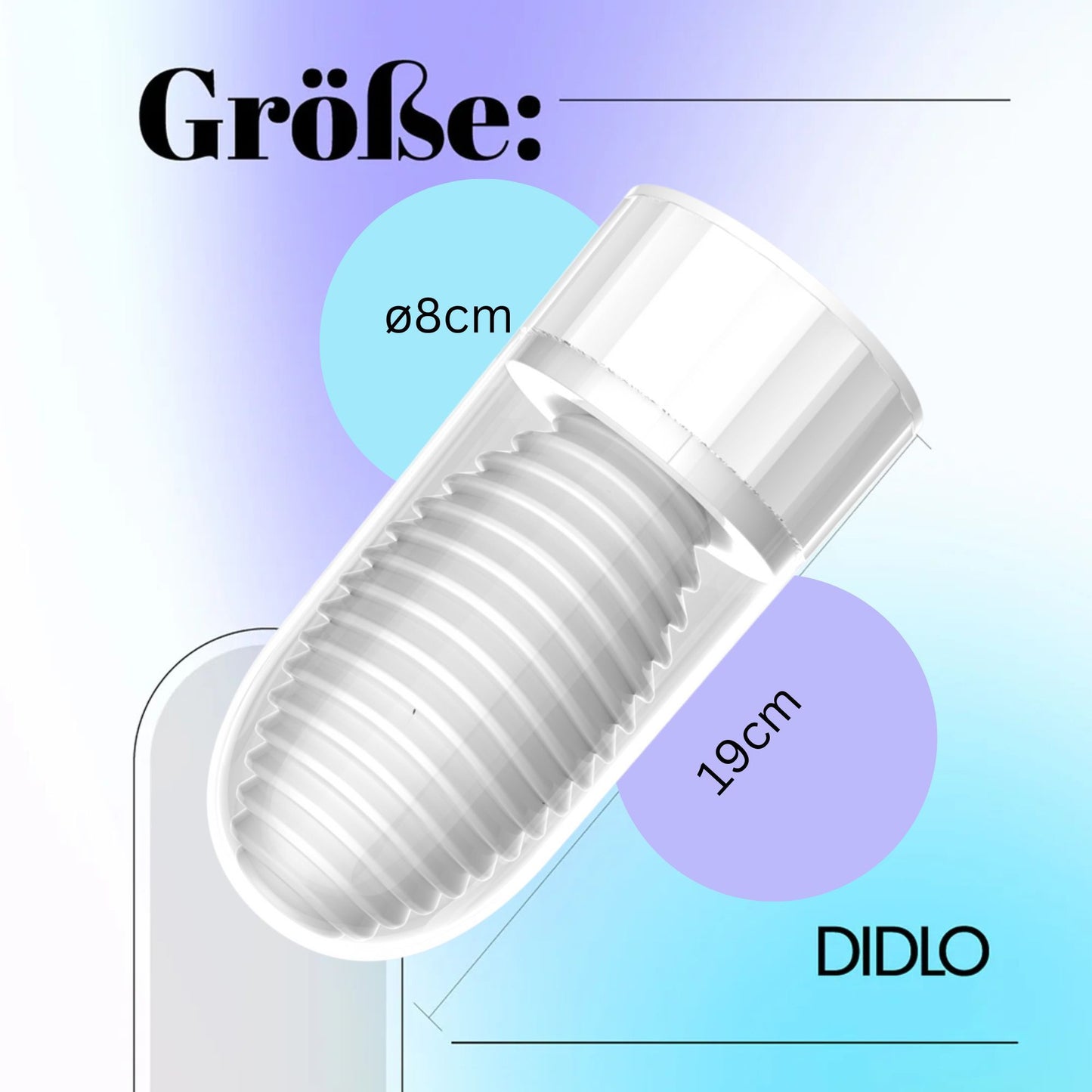 Didlo Mica Edition - Heating spiral Masturbator cup