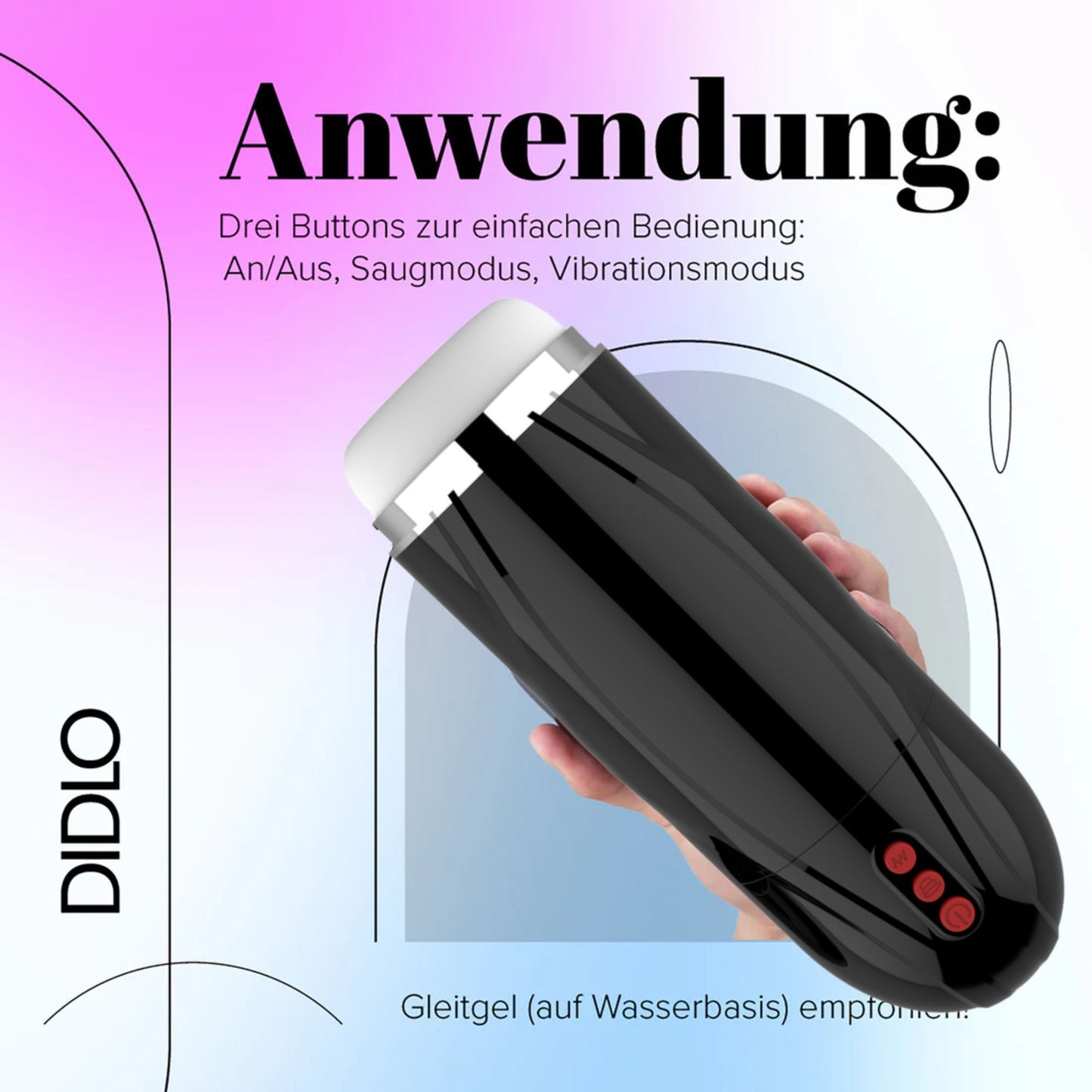 DIDLO by Micaela Schäfer Elektronischer -Cup mit 10 Vibrationsmodi