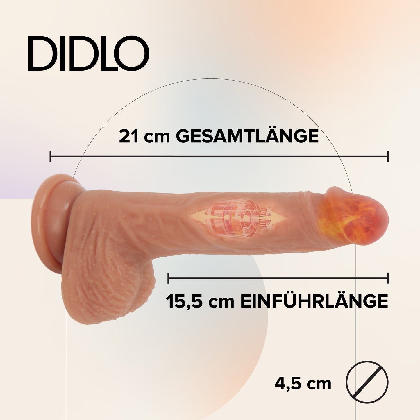 Dildo mit extra starker Stoßfunktion